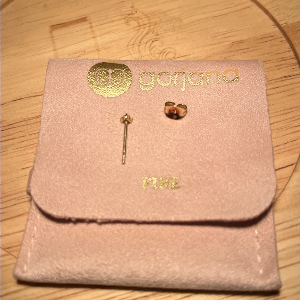 Authentic Gorjana Jolie Diamond Stud - Picture 4 of 8